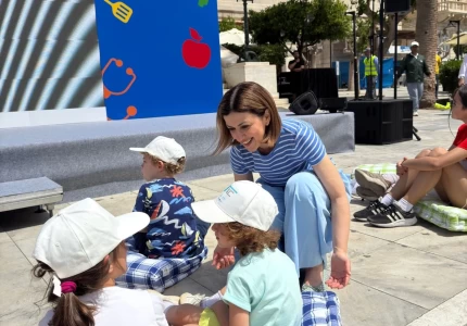 Στη Σύρο η Αναπληρώτρια Υπουργός Υγείας Ειρήνη Αγαπηδάκη στο πλαίσιο της Εθνικής Δράσης κατά της Παιδικής Παχυσαρκίας