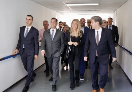 Επίσκεψη του Υπουργού Υγείας Άδωνι Γεωργιάδη στο ΠΓΝ Πατρών για την ανακοίνωση νέας Μονάδας Ημερήσιας Νοσηλείας, δωρεάς Μαριάννας Λάτση