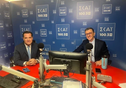 Σημεία συνέντευξης του Υπουργού Υγείας Άδωνι Γεωργιάδη στον δημοσιογράφο Άρη Πορτοσάλτε, στον ρ/σ ΣΚΑΪ 100,3