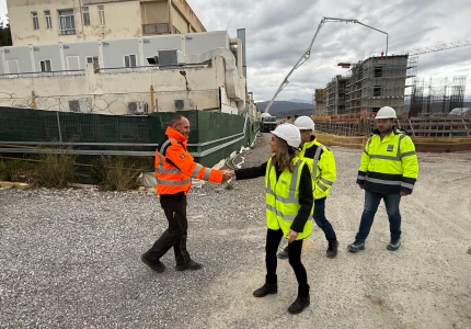 Επίσκεψη της Γενικής Γραμματέως Υπηρεσιών Υγείας, Λίλιαν Βιλδιρίδη, στο Γενικό Νοσοκομείο Σπάρτης και στο εργοτάξιο του υπό ανέγερση Γενικού Νοσοκομείου Σπάρτης ΙΣΝ