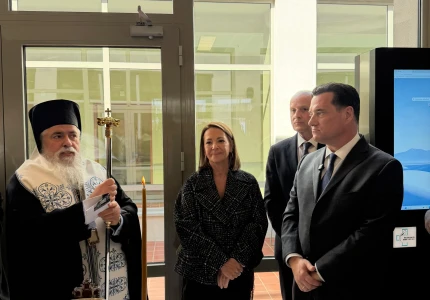 Παρουσία του Υπουργού Υγείας Άδωνι Γεωργιάδη, τα εγκαίνια της νέας Πτέρυγας στη Μονάδα Βραχείας Νοσηλείας Ογκολογικών Ασθενών  στο ΓΝΘ «Παπαγεωργίου»