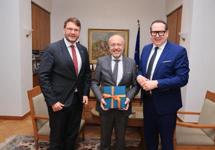 Συνάντηση Υφυπουργού Υγείας Δημήτρη Βαρτζόπουλου με αντιπροσωπεία Γερμανών βουλευτών του CDU και εκπροσώπους του Ιδρύματος Konrad-Adenauer-Stiftung 