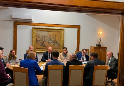 Συνάντηση Υφυπουργού Υγείας Δημήτρη Βαρτζόπουλου με αντιπροσωπεία Γερμανών βουλευτών του CDU και εκπροσώπους του Ιδρύματος Konrad-Adenauer-Stiftung 