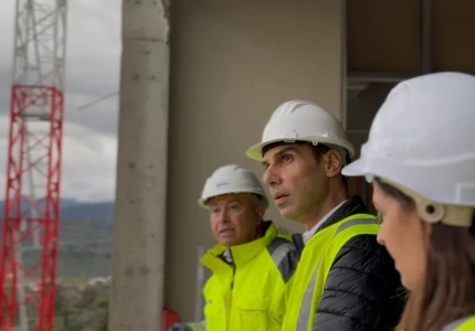 Επίσκεψη του Υφυπουργού Υγείας, Μάριου Θεμιστοκλέους, στο υπό ανέγερση Γενικό Νοσοκομείο Σπάρτης ΙΣΝ