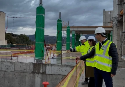 Επίσκεψη του Υφυπουργού Υγείας, Μάριου Θεμιστοκλέους, στο υπό ανέγερση Γενικό Νοσοκομείο Σπάρτης ΙΣΝ