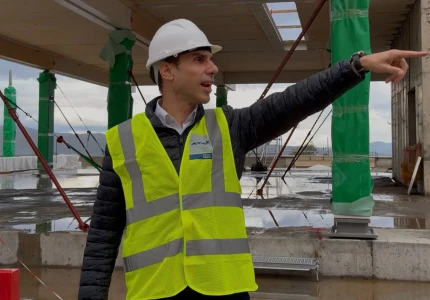 Επίσκεψη του Υφυπουργού Υγείας, Μάριου Θεμιστοκλέους, στο υπό ανέγερση Γενικό Νοσοκομείο Σπάρτης ΙΣΝ