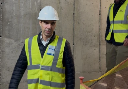 Επίσκεψη του Υφυπουργού Υγείας, Μάριου Θεμιστοκλέους, στο υπό ανέγερση Γενικό Νοσοκομείο Σπάρτης ΙΣΝ