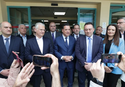 Επίσκεψη του Υπουργού Υγείας Άδωνι Γεωργιάδη στο Κέντρο Υγείας Μεγαλόπολης και στο Γενικό Νοσοκομείο Τρίπολης