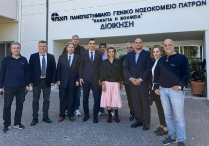 Επίσκεψη του Υφυπουργού Υγείας Μάριου Θεμιστοκλέους στο Πανεπιστημιακό ΓΝ Πατρών και στο ΓΝ Κεφαλονιάς