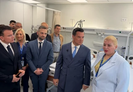 Επίσκεψη του Υπουργού Υγείας Άδωνι Γεωργιάδη στο Γ.Ν. Θεσσαλονίκης «Γ. Γεννηματάς» και στο Γ.Ν. Νάουσας