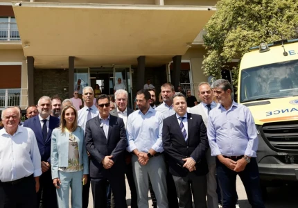 Σε Λαμία και Καρδίτσα ο Υπουργός Υγείας Άδωνις Γεωργιάδης για την παραλαβή 7 ασθενοφόρων του ΕΚΑΒ και τα εγκαίνια του ΚΥ Σοφάδων
