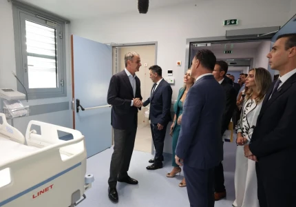 Παρουσία του Πρωθυπουργού τα εγκαίνια του νέου Κέντρου Κυτταρικών και Γονιδιακών Θεραπειών και Εργαστηρίων στο Γ.Ν.Θ. «Γ. Παπανικολάου»