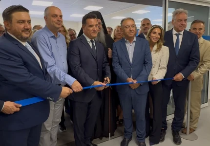 Παρουσία του Υπουργού Υγείας Άδωνι Γεωργιάδη τα εγκαίνια του νέου ΤΕΠ στο ΓΝ Λάρισας & της Παιδιατρικής Κλινικής στο ΠΓΝ Λάρισας