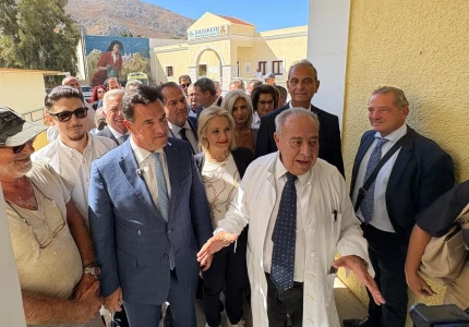 Εγκαίνια της νέας Καρδιολογικής Κλινικής στο Γ.Ν. «ΒΟΥΒΑΛΕΙΟ» από τον υπουργό Υγείας Άδωνι Γεωργιάδη