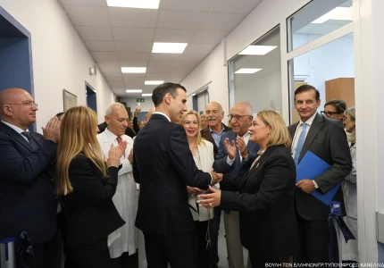 Τελετή παράδοσης νέων νοσοκομειακών κλινών και ιατροτεχνολογικού εξοπλισμού στο Γενικό Νοσοκομείο Αθηνών «ΑΛΕΞΑΝΔΡΑ», δωρεά της Βουλής των Ελλήνων