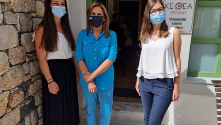Επίσκεψη Υφυπουργού Υγείας Ζ. Ράπτη στο Γενικό Νοσοκομείο - ΚΥ Καλύμνου «Βουβάλειο»
