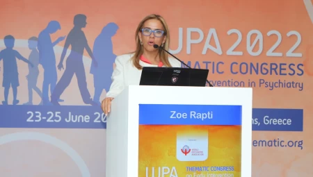 Ομιλία της Υφυπουργού Υγείας Ζωής Ράπτη στο Θεματικό Συνέδριο της Παγκόσμιας Ψυχιατρικής Εταιρίας  WPA 2022 για την Πρώιμη Παρέμβαση στην Ψύχωση,24.06.2022
