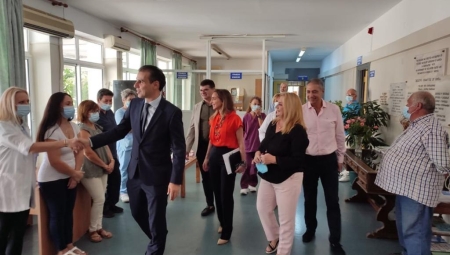 Επίσκεψη Υφυπουργού Υγείας, Μάριου Θεμιστοκλέους σε δομές Υγείας των νομών Ηλείας και Μεσσηνίας