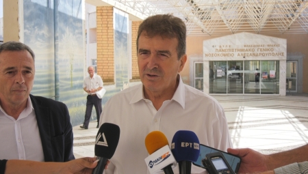 Επίσκεψη Υπουργού Υγείας, Μιχάλη Χρυσοχοΐδη στο Πανεπιστημιακό Γενικό Νοσοκομείο Αλεξανδρούπολης