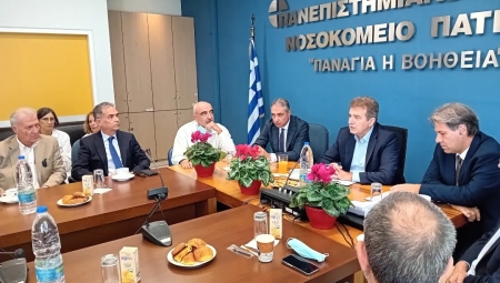 Επίσκεψη Υπουργού Υγείας, Μιχάλη Χρυσοχοΐδη στις δομές υγείας της Πάτρας