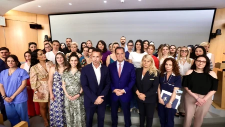 Ορκωμοσία  49 νέων νοσηλευτών στο νοσοκομείο «Ευαγγελισμός» παρουσία του Υπουργού Υγείας Άδωνι Γεωργιάδη
