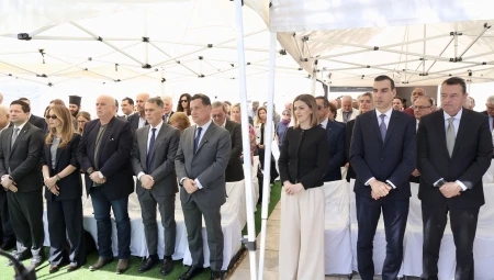 Τελετή αγιασμού των θεμελίων του Νέου Κτηριακού Συγκροτήματος στο Πανεπιστημιακό Γενικό Νοσοκομείο «Αττικόν», δωρεάς του Ιδρύματος Σταύρος Νιάρχος (ΙΣΝ)