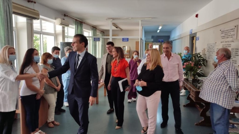 Επίσκεψη Υφυπουργού Υγείας, Μάριου Θεμιστοκλέους σε δομές Υγείας των νομών Ηλείας και Μεσσηνίας