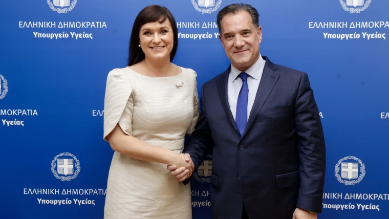 Συνάντηση της πολιτικής ηγεσίας του Υπουργείου Υγείας με την Υπουργό Υγείας της Δανίας