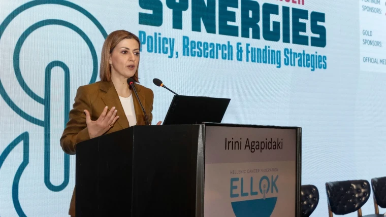 Ειρήνη Αγαπηδάκη από 2nd Synergies Forum on Cancer: Νέα προγράμματα πρόληψης και έρευνα αξιολόγησης ΑΙ στη διάγνωση του καρκίνου