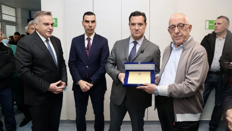 Τελετή εγκαινίων τεσσάρων υπερσύγχρονων χειρουργικών τραπεζών στο Γ.Ν.Α. «Κοργιαλένειο – Μπενάκειο» , δωρεά της Βουλής των Ελλήνων