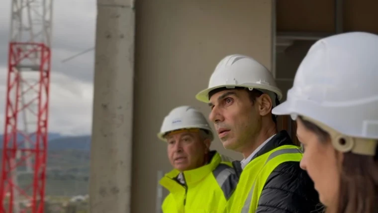 Επίσκεψη του Υφυπουργού Υγείας, Μάριου Θεμιστοκλέους, στο υπό ανέγερση Γενικό Νοσοκομείο Σπάρτης ΙΣΝ