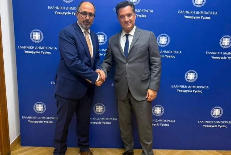 Συνάντηση του Υπουργού Υγείας Άδωνι Γεωργιάδη με τον πρόεδρο της ΠΟΑΣΥ
