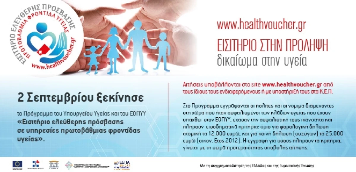 Εισιτήριο στην ΠΡΟΛΗΨΗ, Δικαίωμα στην ΥΓΕΙΑ 
