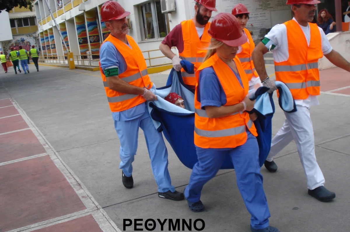 Ασκήσεις ετοιμότητας μεγάλης κλίμακας στα νοσοκομεία Χανίων, Ρεθύμνου, Αγ. Νικολάου και Ηρακλείου 