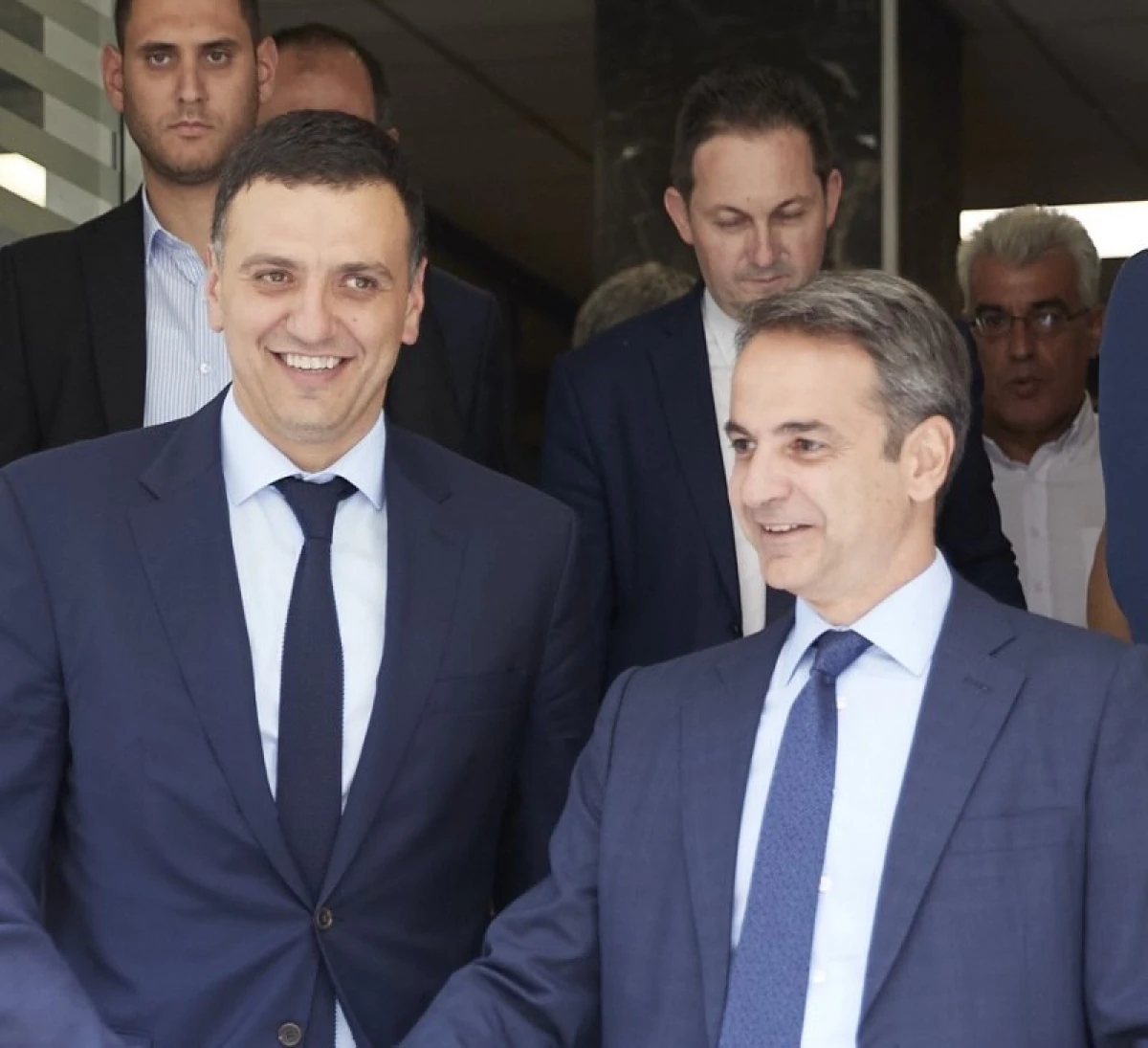 Επίσκεψη του Πρωθυπουργού Κυριάκου Μητσοτάκη στο Υπουργείο Υγείας