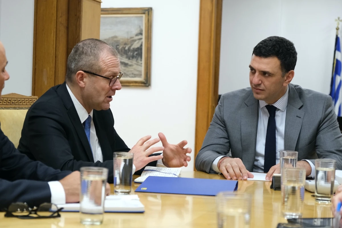 Συνάντηση Υπουργού Υγείας Βασίλη Κικίλια με τον Περιφερειακό Διευθυντή του ΠΟΥ για την Ευρώπη Hans Kluge