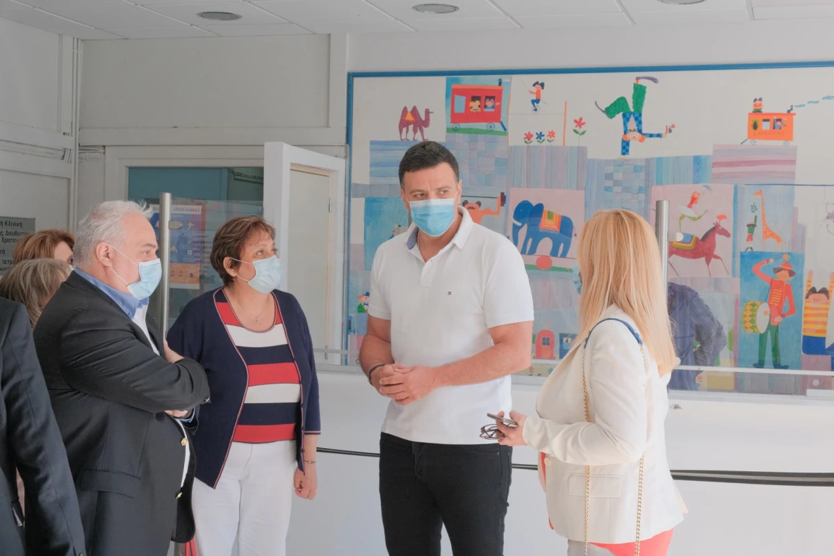 Επίσκεψη Υπουργού Υγείας Βασίλη Κικίλια στο Γενικό Νοσοκομείο Παίδων Πεντέλης