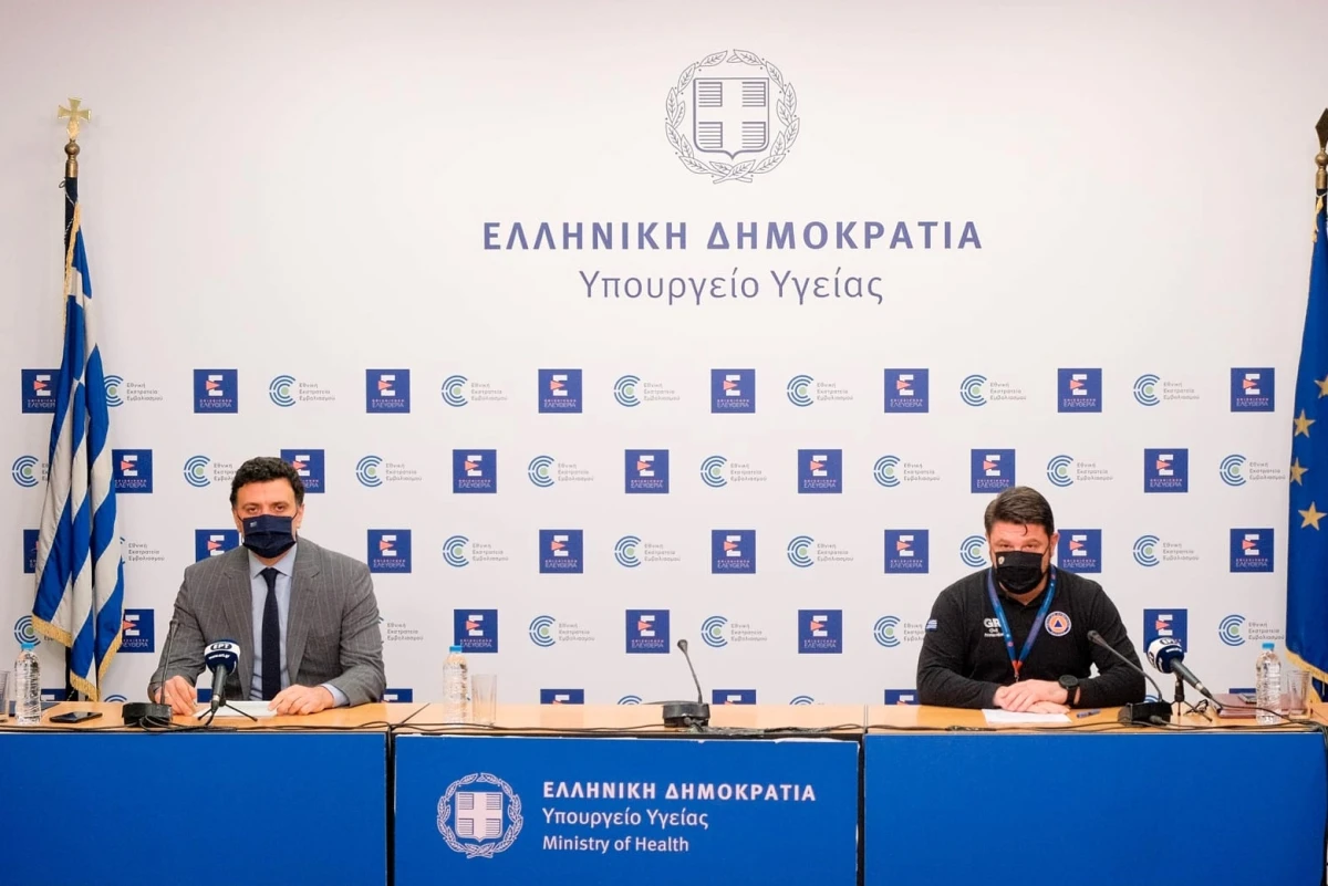 Ανακοινώσεις από τον Υπουργό Υγείας Βασίλη Κικίλια και τον Υφυπουργό Πολιτικής Προστασίας και Διαχείρισης Κρίσεων Νίκο Χαρδαλιά