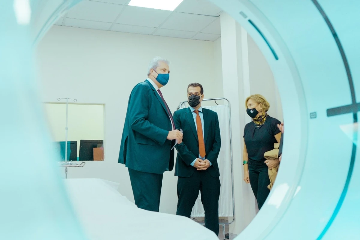 Εγκαίνια νέου, τελευταίας τεχνολογίας αξονικού τομογράφου στο ΓΝΝΘΑ 
