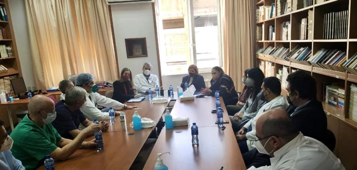 Επίσκεψη της Αναπληρώτριας Υπουργού Υγείας  Μίνας Γκάγκα στα νοσοκομεία «Έλενα Βενιζέλου» και «Κοργιαλένειο – Μπενάκειο»