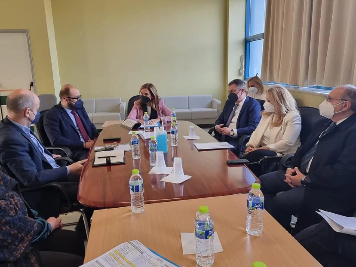 Επίσκεψη Υφυπουργού Υγείας Ζωής Ράπτη στο Γ.Ν. Κατερίνης και σε δομές Ψυχικής Υγείας του νομού Πιερίας