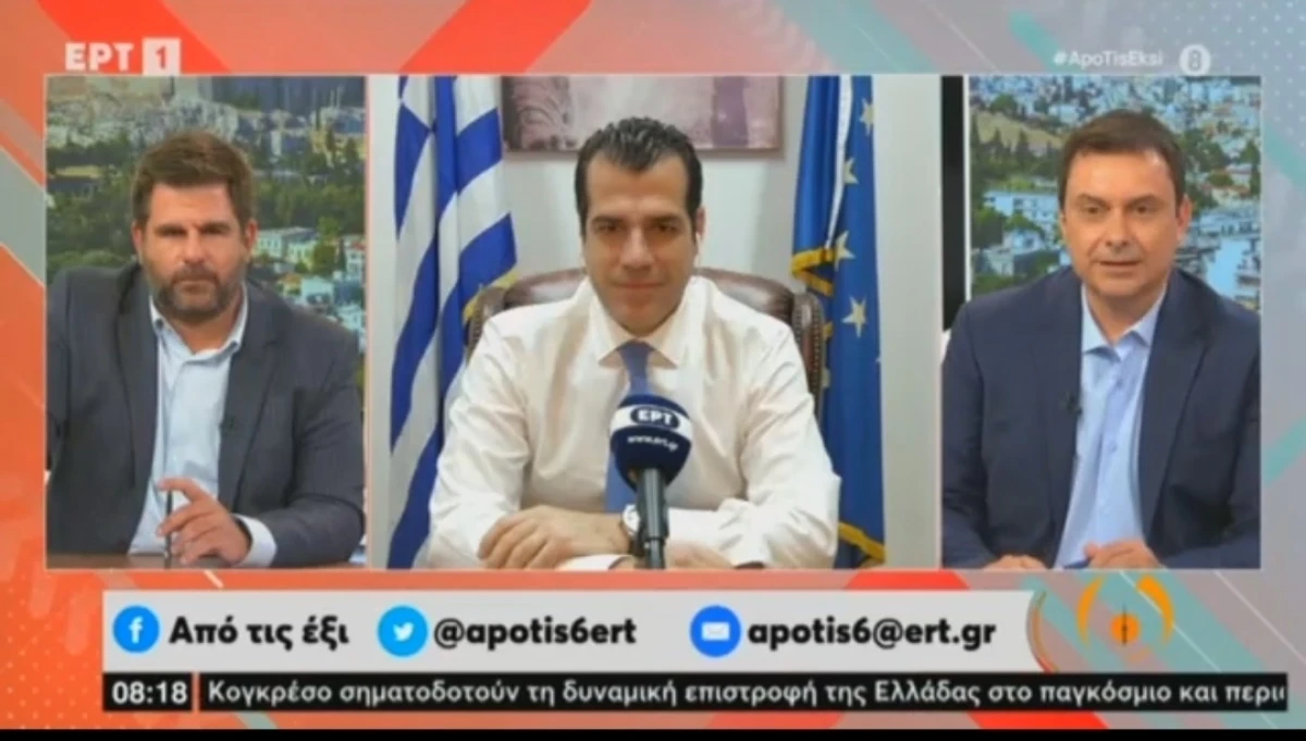Συνέντευξη Υπουργού Υγείας Θάνου Πλεύρη στην ΕΡΤ1