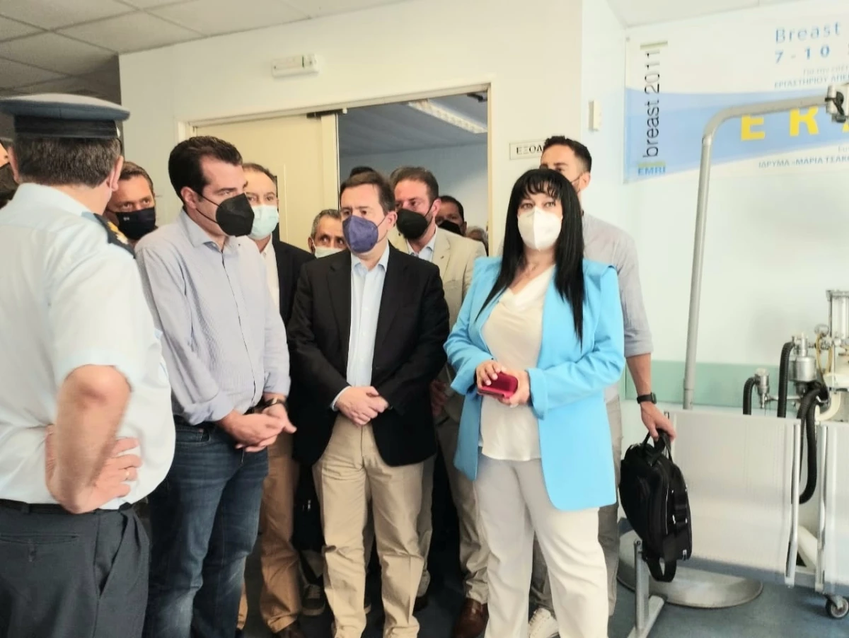 Επίσκεψη Υπουργού Υγείας Θάνου Πλεύρη στη Χίο