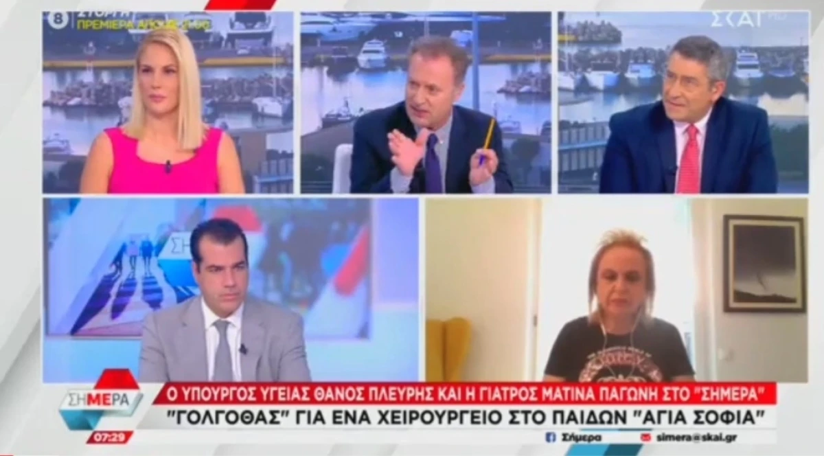 Συνέντευξη Υπουργού Υγείας Θάνου Πλεύρη στον ΣΚΑΪ