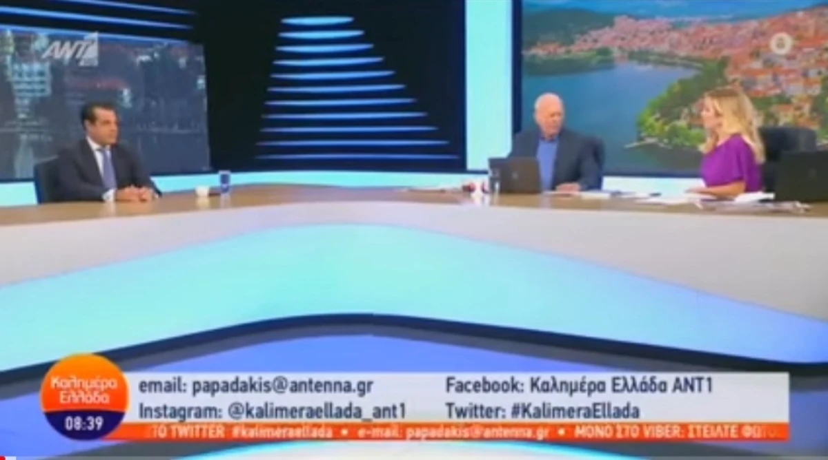 Συνέντευξη Υπουργού Υγείας Θάνου Πλεύρη στον ΑΝΤ1