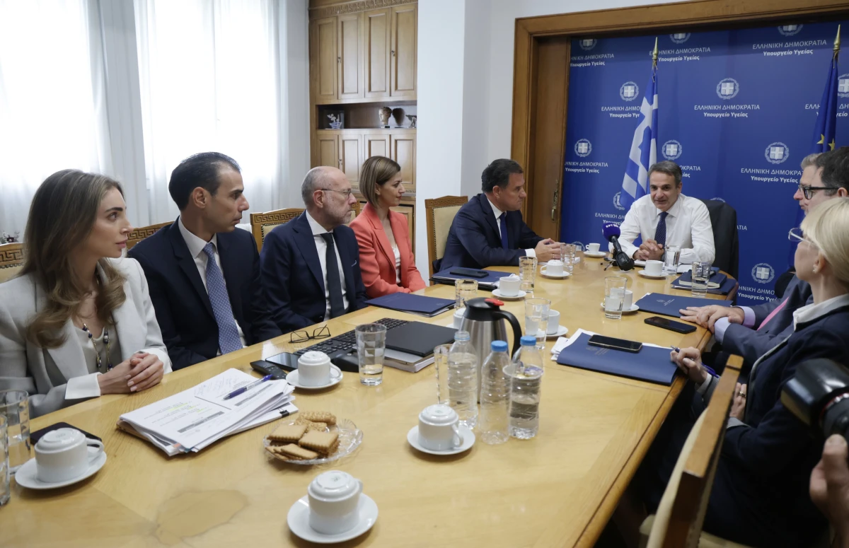 Επίσκεψη του Πρωθυπουργού Κυριάκου Μητσοτάκη στο Υπουργείο Υγείας