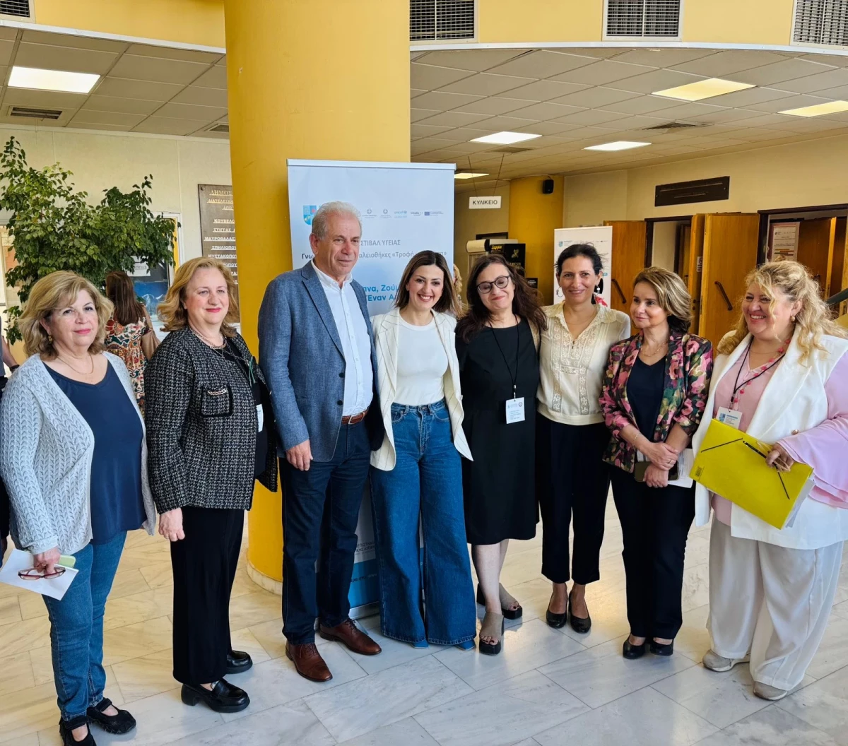 Η Αναπληρώτρια Υπουργός Υγείας Ειρήνη Αγαπηδάκη στο Αιγάλεω για την Εθνική Δράση κατά της Παιδικής Παχυσαρκίας