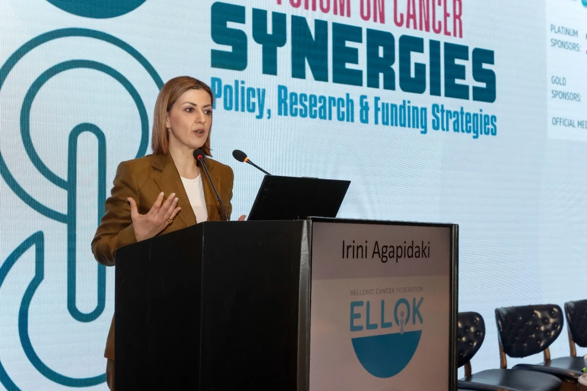 Ειρήνη Αγαπηδάκη από 2nd Synergies Forum on Cancer: Νέα προγράμματα πρόληψης και έρευνα αξιολόγησης ΑΙ στη διάγνωση του καρκίνου