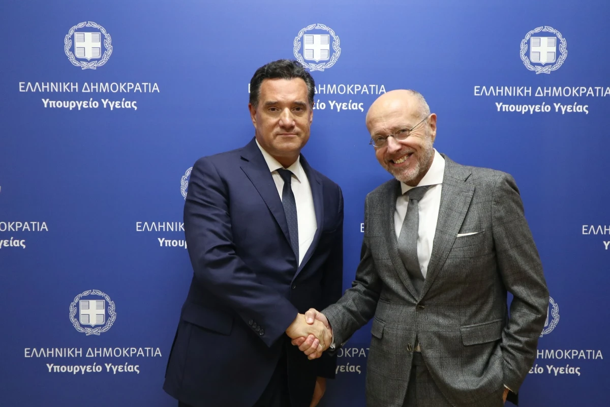 Συνάντηση του Υπουργού Υγείας Άδωνι Γεωργιάδη με τον απερχόμενο Υφυπουργό Υγείας Δημήτρη Βαρτζόπουλο