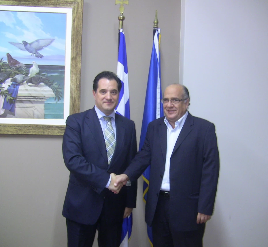 Συνάντηση του Υπουργού Υγείας, κ. Άδωνι Γεωργιάδη, με τον δήμαρχο Ζωγράφου.